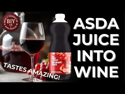 How To Make GREAT Red Wine from ASDA Grape Juice (£7 Recipe)