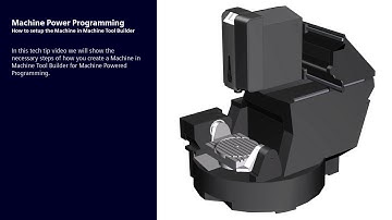 Machine Powered Programming for advanced Machine Kit Creators in NX CAM
