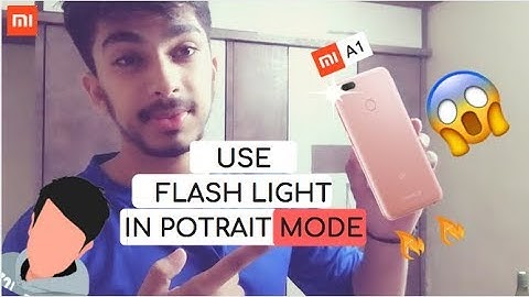 MiA1 Hidden Trick - Portrait Mode Flashlight