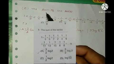 Sum of the series Tricks/KSET Mathematical sciences Tricks/CSIR NET Mathematics, IIT jam Mathematics