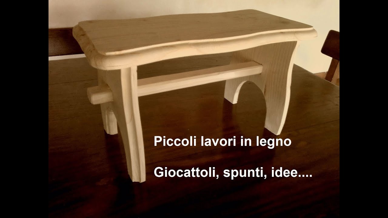 Piccoli lavori in legno, giocattoli, spunti e idee di un falegname ... Lavori creativi in legno
