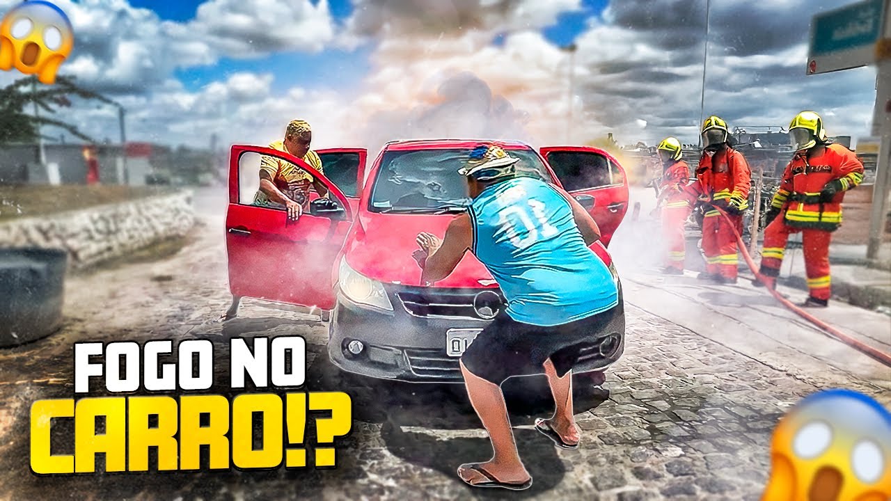 GALO CEGO TROLOU BIRÓ COM FOG0 FAKE E FUMAÇA NO CARRO 🤣🤣 | GALO CEGO
