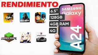 Sirve para GAMING el Samsung Galaxy A24? Pruebas de Rendimiento MediaTek Helio G99/4GB ram