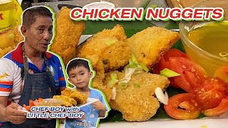 CHICKEN NUGGETS with LITTLE CHEF BOY MAMAT