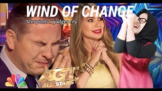 Video thumbnail of "AGT 2024 | This woman is so amazing that she made the jury cry while singing the song Wind Of Change"