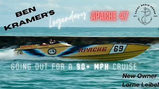 Ben Kramers Apache 47 out for a 90+ MPH Rip on the ocean!!!