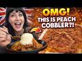 I’m British… This Is My First Ever Peach Cobbler