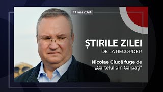 13 MAI 2024. Nicolae Ciucă fuge de „Cartelul din Carpați”