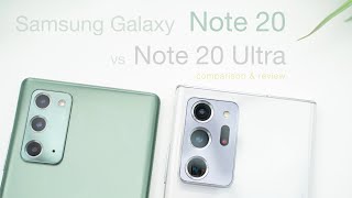 Samsung Galaxy Note 20 vs Note 20 Ultra | In-Depth Comparison \& Review