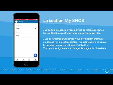 SNCB App - La section My SNCB