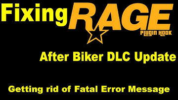 How to Get RagePluginHook to Work After Biker DLC for GTA 5