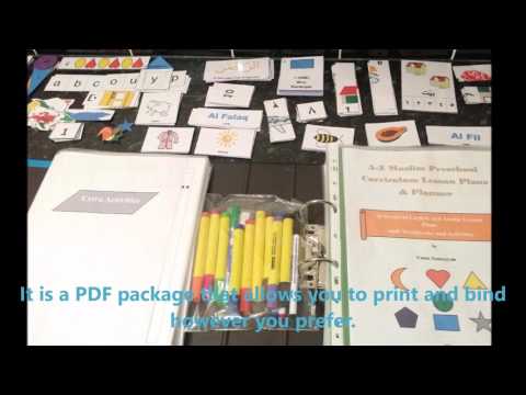 A-Z Guidelineslim Preschool Curriculum Lesson Plans & Planner (for homeschooling and schools)