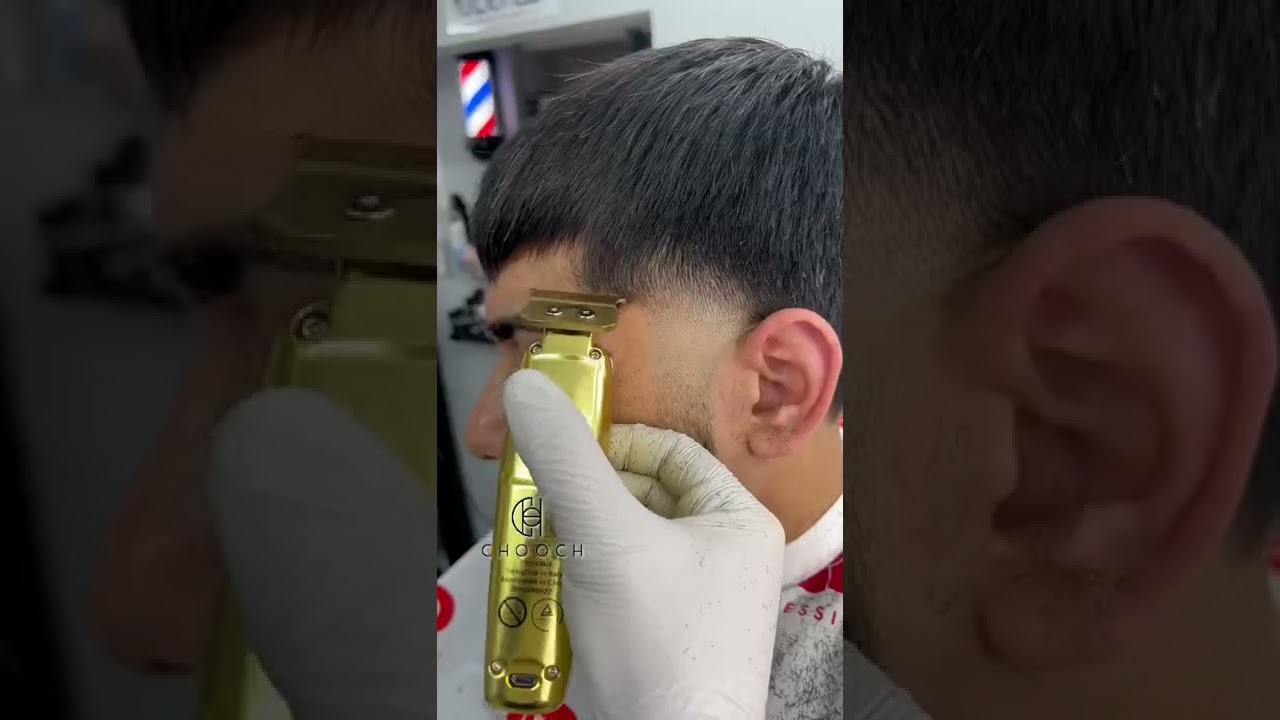 Mid Skin Taper Crop Top Haircut by choochcutz