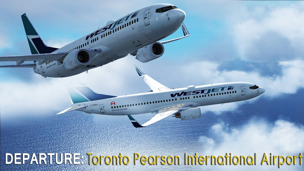 FSX - WestJet 737-800 Departure Toronto - YouTube