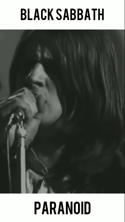Black Sabbath - Paranoid.