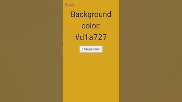 Random background color change after clicking the button with color code display #shorts #javascript