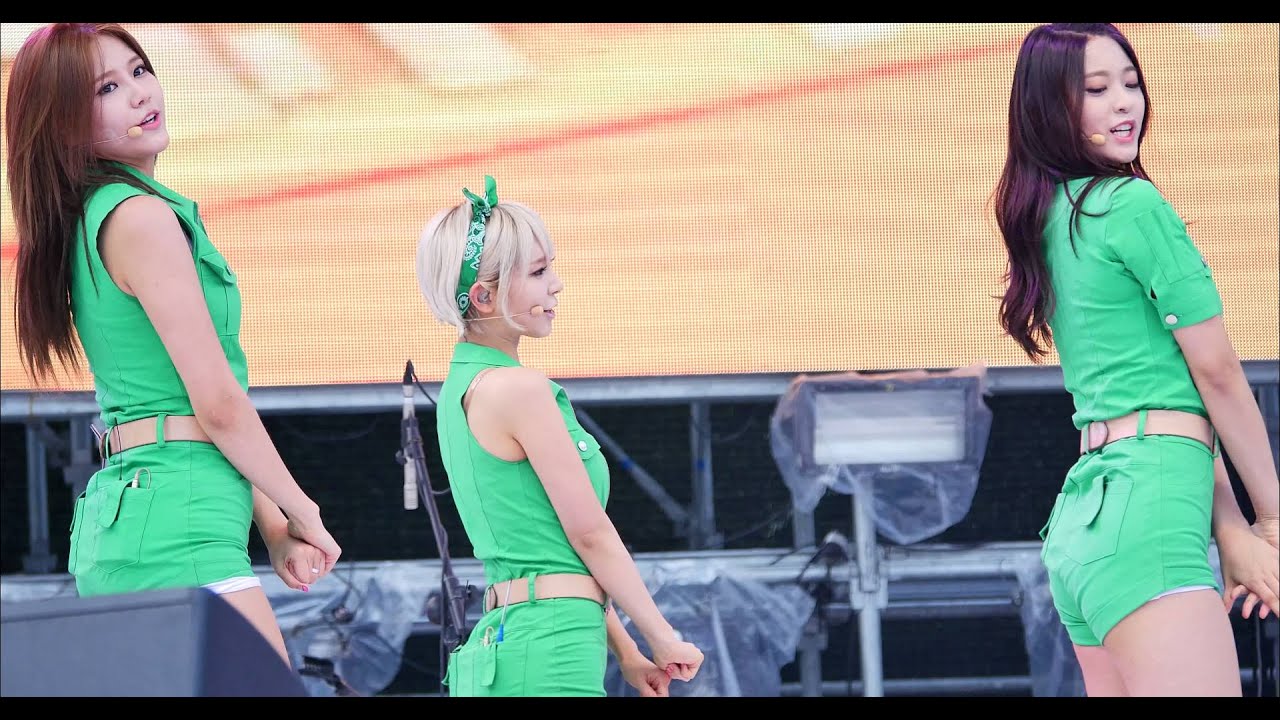 [Fancam/직캠]140806 컬투쇼 블루원 AOA - 단발머리