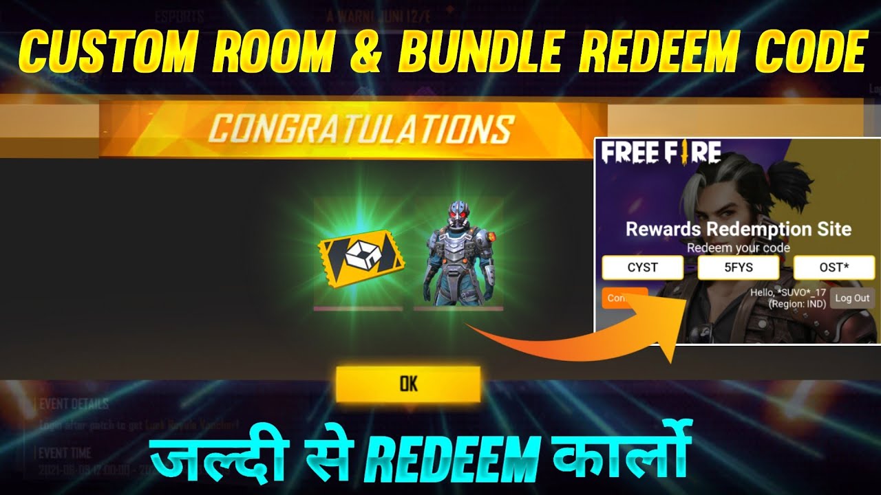 FREE FIRE REDEEM CODE TODAY 23 JUNE | FF NEW REDEEM CODE TODAY | NEW REDEEM CODE TODAY | LOL EMOTE