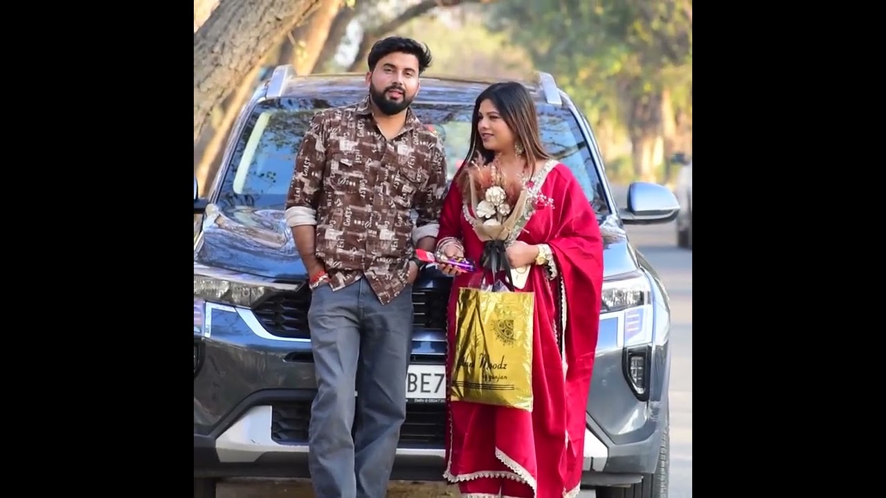 😱😱 Valentine’s Day Special ❤️💐maiने दिया surprise Sana ko 💕💖 #trending #video #viral #viralvideo