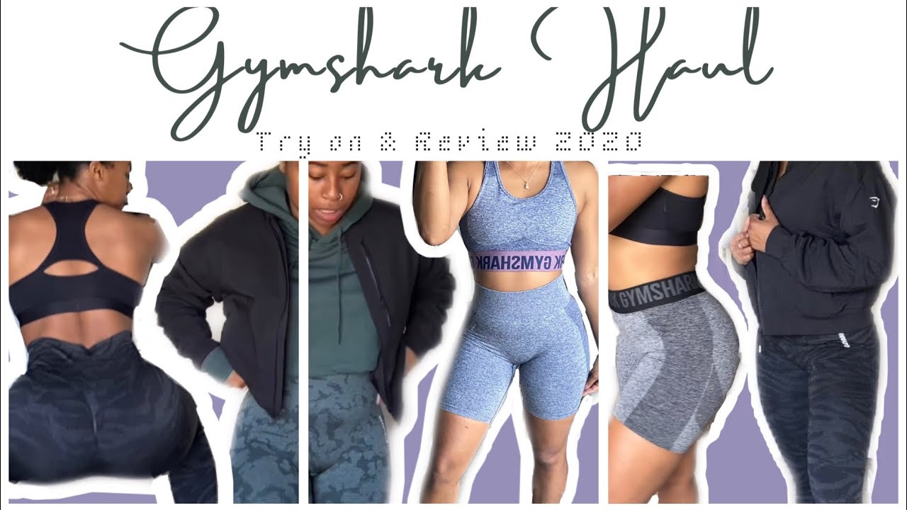 NEW GYMSHARK FLEX COLLECTION HAUL + ESSENTIAL BOMBER