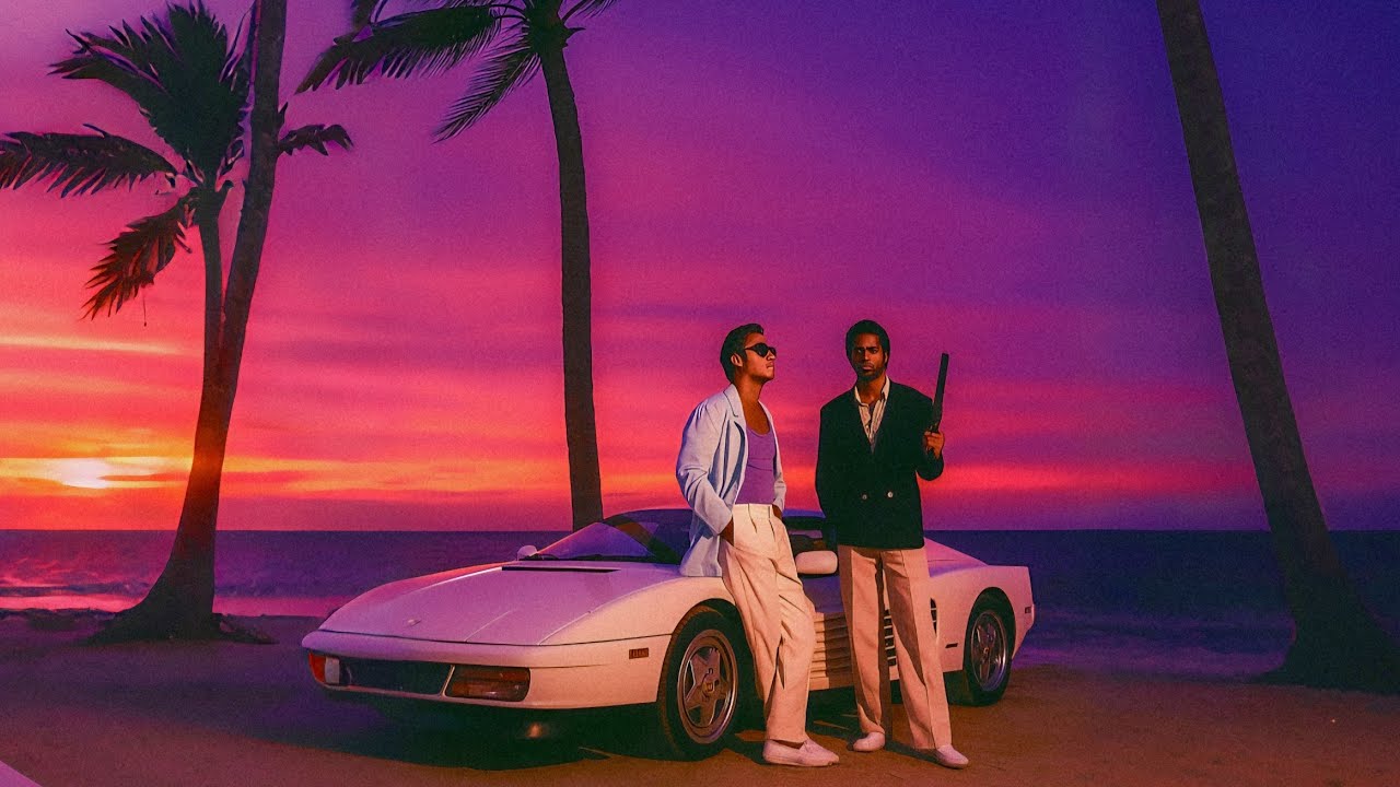 nostalgia drive in 1985 miami vice | 80s miami vice synthwave, chillwave, retrowave playlist