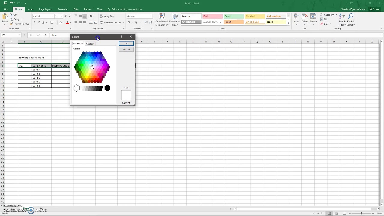 Excel Basic - Create Table - YouTube