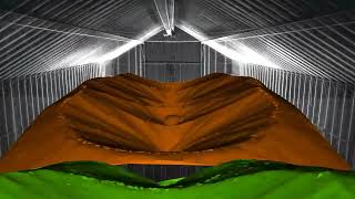POINT CLOUD OF TWO DIFFERENT STOCKPILES SEPARATED WITH A WALL