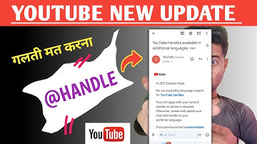 YouTube Channel Handle New Update 😳 YouTube handles available in additional languages | Tech News
