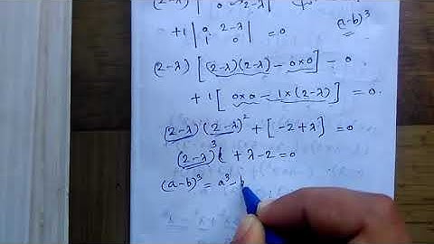 Eigen values and Eigen vectors - Problem 2 (part 2)in malayalam