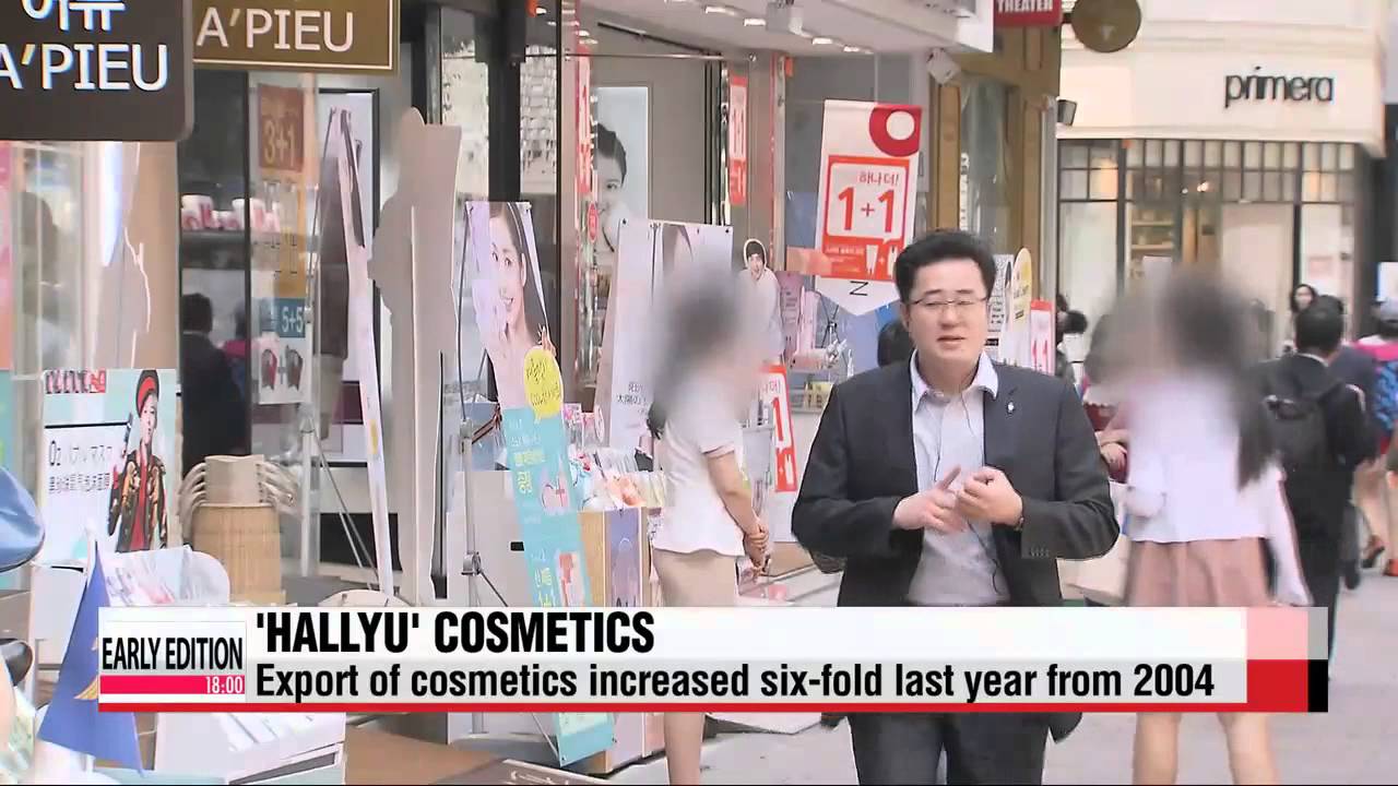 ⁣Popularity of Korean Wave leads to cosmetics export to jump six fold since 2004