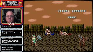 Playing Golden Axe on a real Sega Genesis thanks to my Rock Star buddy Chris! @Ogsteviestrow