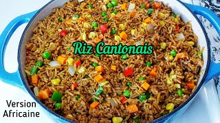 Tres Belle Recette de Riz à La Sauce Soja || Soy Sauce Rice || Version Africaine