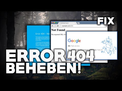 ERROR 404 beheben! | Problemlösung | 2022 | Deutsch