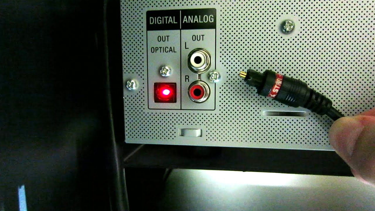 caricia Construir sobre contar hasta S/PDIF OPTICAL AND COAXIAL - DON'T CONNECT ANALOG OUTPUTS FROM TV OR CD TO  A DIGITAL SOUND SYSTEM - YouTube