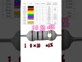 Do you know How to read resistor Value colour code ✅ #electronic #electricalengineering #engineering