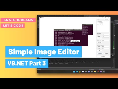 Create a Simple Image Editor | VB.NET | Part 3