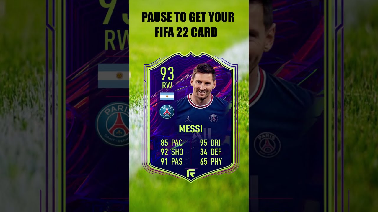 Pause to get a Fifa 22 card 