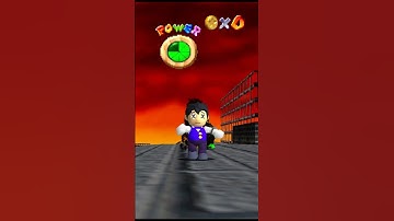 @SMG4 burns his Butt in SM64  #supermario #nintendo #mario #shorts #sm64 #funny #smg4