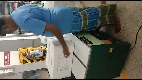 Semi automatic strapping machine Heavy duty model | Available on IndiaMART