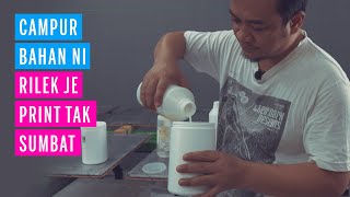 Campur Bahan Ini Ke Dalam Rubber Dye Rilek Je Print Blok Tak Sumbat (Malay Language)