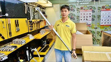 Cờ lê lực 1000Nm, đầu vuông push through Elora 2070-1000, Made in Germany