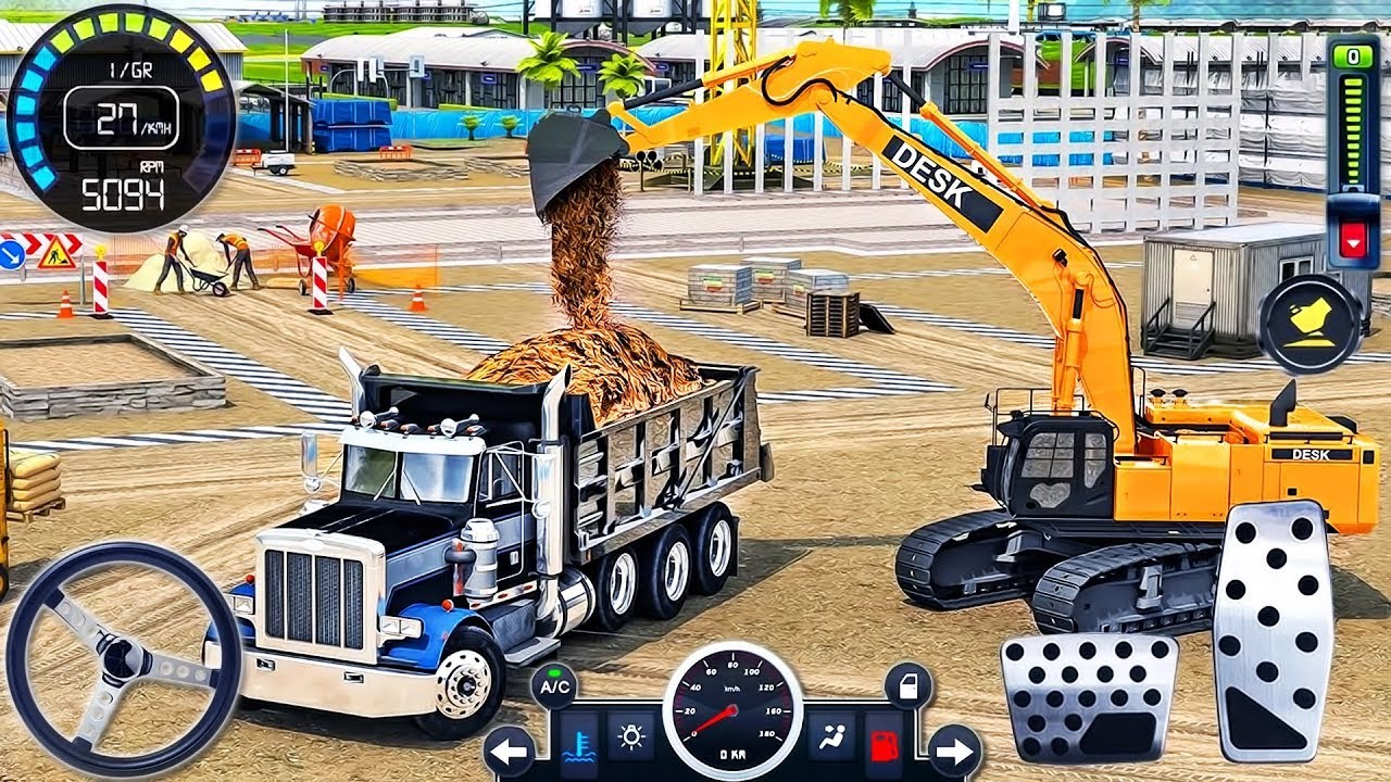 City Road Builder Construction 3D - Highway JCB Excavator Simulator - Android GamePlay