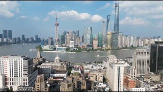 Shanghai High buildings｜Drone Aerial City ｜The Bund｜Xintiandi｜Nanjing West Road｜Jing’an Temple