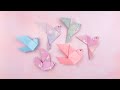 Gấp Chú Chim Bồ Câu Bằng Giấy Cực Đơn Giản | Origami Paper Dove