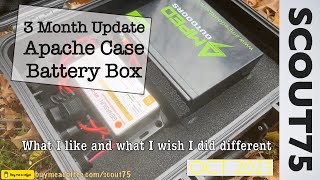 Apache Case Battery Box   After 3 Months