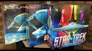 Polar Lights 1/350 USS Enterprise Refit/NCC-1701-A Complete Series Comparison