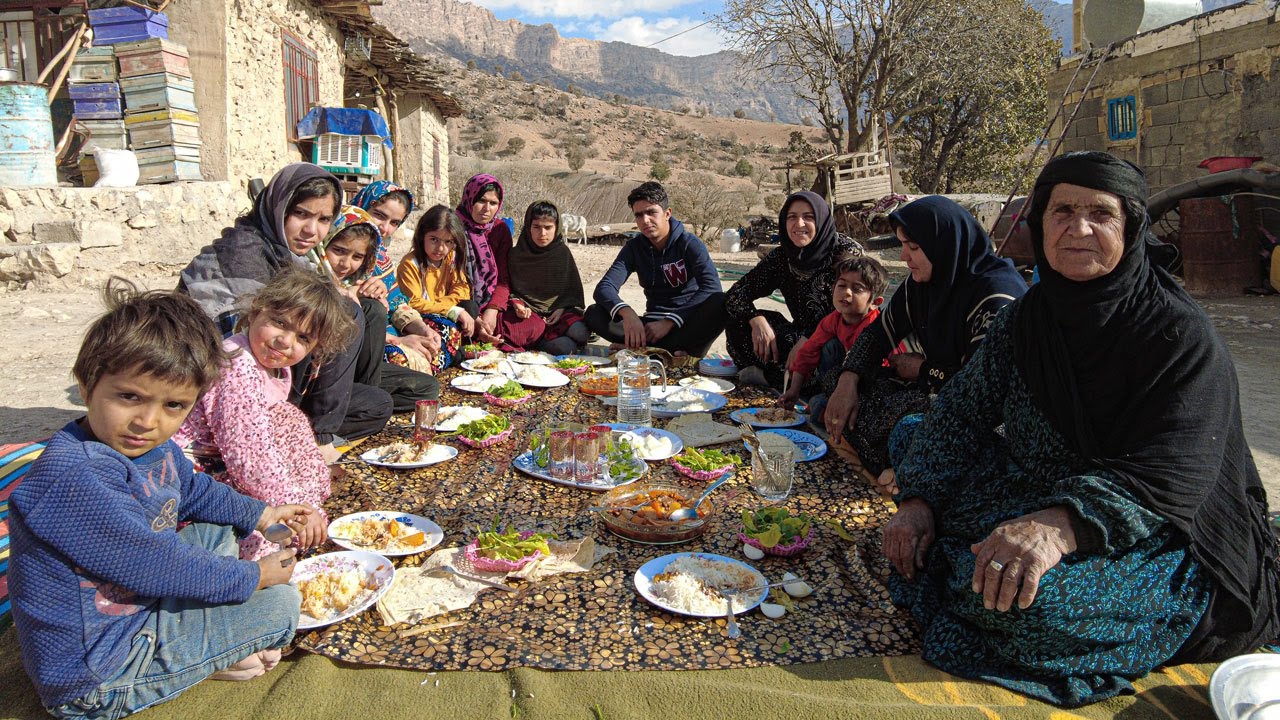 Cooking Meat Stew with Rice in Village Way _ Village Lifestyle of Iran (2022)