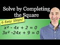 Quadratic Equations: Completing the Square