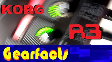 Korg R3: Sounds only demo