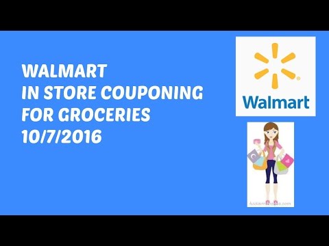 Walmart In Store Couponing For Groceries!